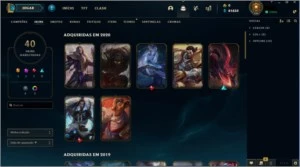 Conta TODOS OS CHAMPS + SKINS RARAS + 230k ESSENCIAS AZUIS - League of Legends LOL