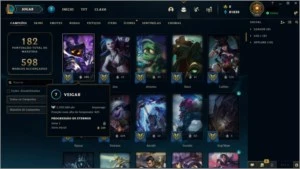 Conta TODOS OS CHAMPS + SKINS RARAS + 230k ESSENCIAS AZUIS - League of Legends LOL