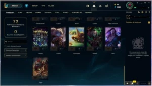 CONTA LOL PLATINA 4 NIVEL 63 - League of Legends
