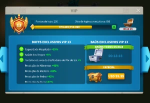 Rise of kingdons 43.000.000 poder vip 13 tropas nivel 4 - Outros