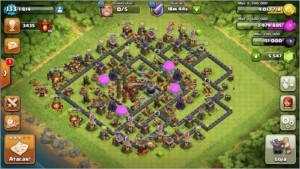 Clash of Clans - CV 10 casal 26/26 com Troca de Nome