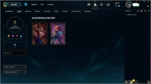 CONTA PLATINA 1 29 CHAMPS 2 SKINS MMR BOM - League of Legends LOL