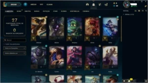 CONTA PLATINA 1 29 CHAMPS 2 SKINS MMR BOM - League of Legends LOL
