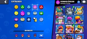 Conta De 2018 Colecionador / 90 Brawlers / Shelly Estelar - Brawl Stars