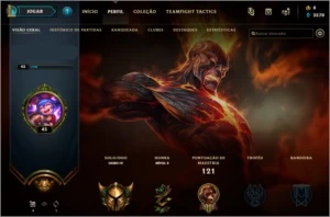 CONTA G4 COM KAISA FLIPERAMA+CROMA RARO,SKIN VITORIOSA E + - League of Legends LOL