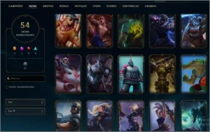 BRONZE I + 56 CHAMPS/54 SKINS PRA VENDER LOGO!!! - League of Legends LOL