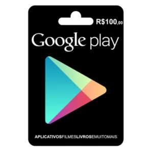 GOOGLE PLAY GIFT CARD - R$100,00