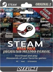 Mega Bundle Jogos Steam Pack Offline - Modo Campanha