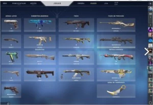 Conta Prata 3 com Skins de todas as armas e faca ! - Valorant