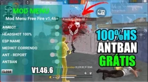 Hack ffh4x atualizado 100% HS 100% se não dá ban✅ - Free Fire