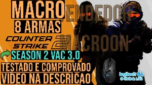 MACRO - Counter Strike 2 + CSGO (VITALICIO) Mouses Logitech