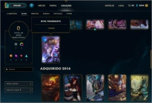 Conta Lol Diamante 5 (ryze Triunfante) - League of Legends