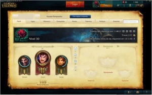 CONTA LOL LVL 30, UNRAKED PRIMEIRA MD10 - League of Legends