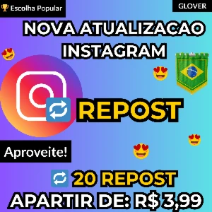 Instagram Repost Publicação - Redes Sociais