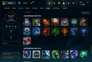 Conta Com 96 Skins - 137 Campeões - Nível 120 - Riot Singed - League of Legends LOL