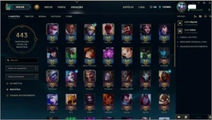 Conta Diamante V - League of Legends LOL