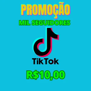 Seguidores TikTok 1000 por Apenas R$10,00 - Redes Sociais