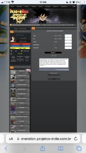 Script Dragon Ball Z Rpg Php+Css+Mysql - Serviços Digitais