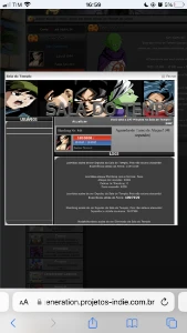 Script Dragon Ball Z Rpg Php+Css+Mysql - Serviços Digitais