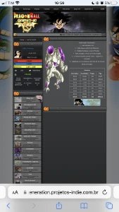 Script Dragon Ball Z Rpg Php+Css+Mysql - Serviços Digitais