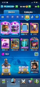 Conta clash Royale, nível 13 com 8 anos de jogo - Clash of Clans