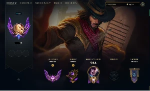 Conta Mestre Soloq 65% Winrate Com Vários Emotes Antigos - League of Legends LOL