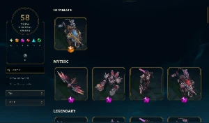 Conta Mestre Soloq 65% Winrate Com Vários Emotes Antigos - League of Legends LOL