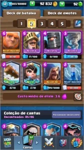 Conta clash royale desafiante III xp12 record 4868