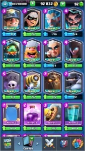 Conta clash royale desafiante III xp12 record 4868