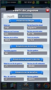 Conta clash royale desafiante III xp12 record 4868
