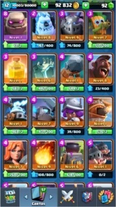 Conta clash royale desafiante III xp12 record 4868