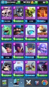 Conta clash royale desafiante III xp12 record 4868