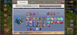 CV 12 Heróis full e tropas muito bem upadas! 1470 gemas! - Clash of Clans