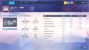 Conta Overwatch - Lv684,112 Items Legendarios,Sem Comp Rank - Outros