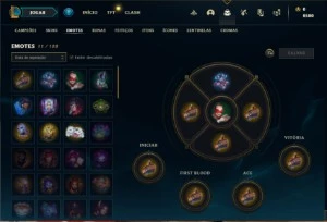 Conta platina 1 com 33 Champs e 8 Skins - League of Legends LOL