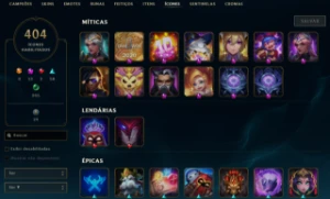 Conta Lol Diamante 1 - 327 Skins - League of Legends