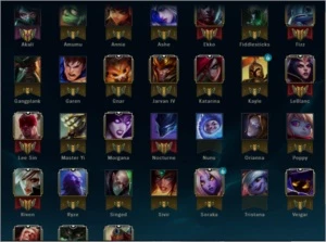 conta ouro 3 13k de essência 31 campeões  skins legado - League of Legends LOL
