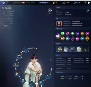 Conta de MIR4 - Taoísta Lvl 58 58k PP - SA62