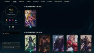 Conta lol Platina 1 (provisório md10) Mestre pré season - League of Legends