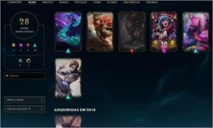 Conta lol Platina 1 (provisório md10) Mestre pré season - League of Legends