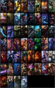 Conta league of legends, platina 4, 120 champions, 53 skins. LOL