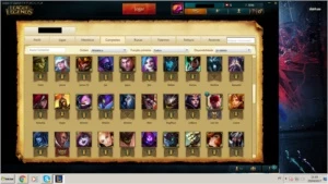 Conta league of legends, platina 4, 120 champions, 53 skins. LOL