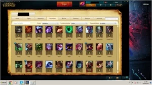Conta league of legends, platina 4, 120 champions, 53 skins. LOL