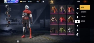 Conta de Free Fire-Bem Upada