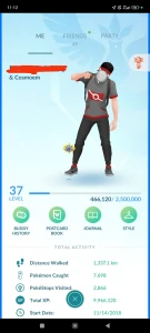 Conta Pokémon Go - Level 37