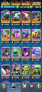 Conta Clash Royale Lv 15 Arena 21