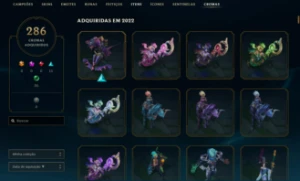 Conta Riot com 700+ skins - League of Legends LOL