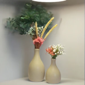Conjunto de 2 vasos Elegance em cerâmica