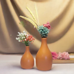 Conjunto de 2 vasos Elegance em cerâmica - Artesanato e Personalizados