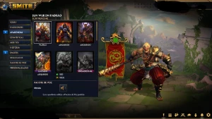 Conta smite com t5 thor, skin ao kuang limitada